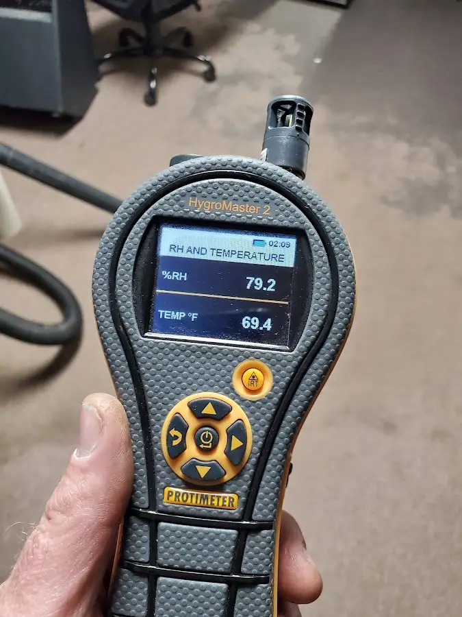 Moisture meter humidity assessment for Mold Remediation & Removal in West Pensacola