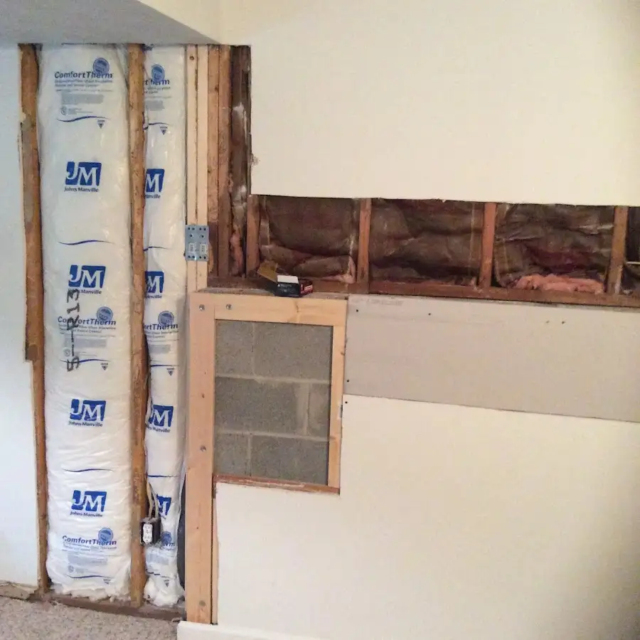 Wall insulation replacement during Structural Drying in West Pensacola